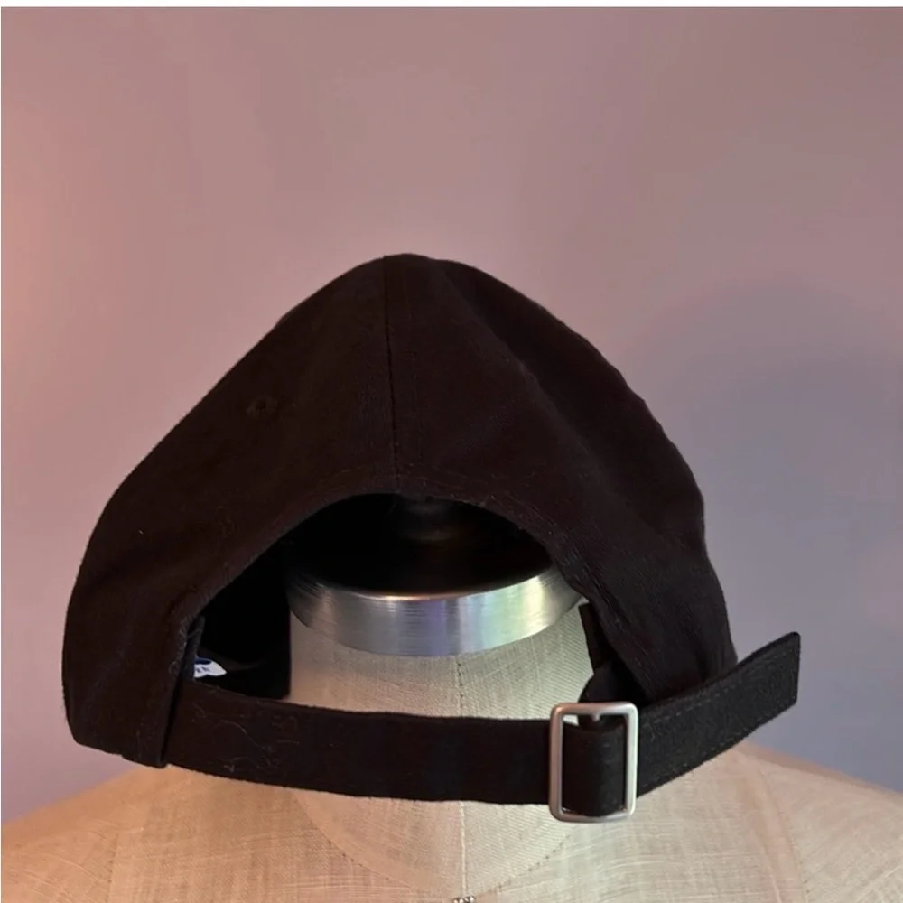 Birdies Black Twill Embroidered Cap - BIRDIES